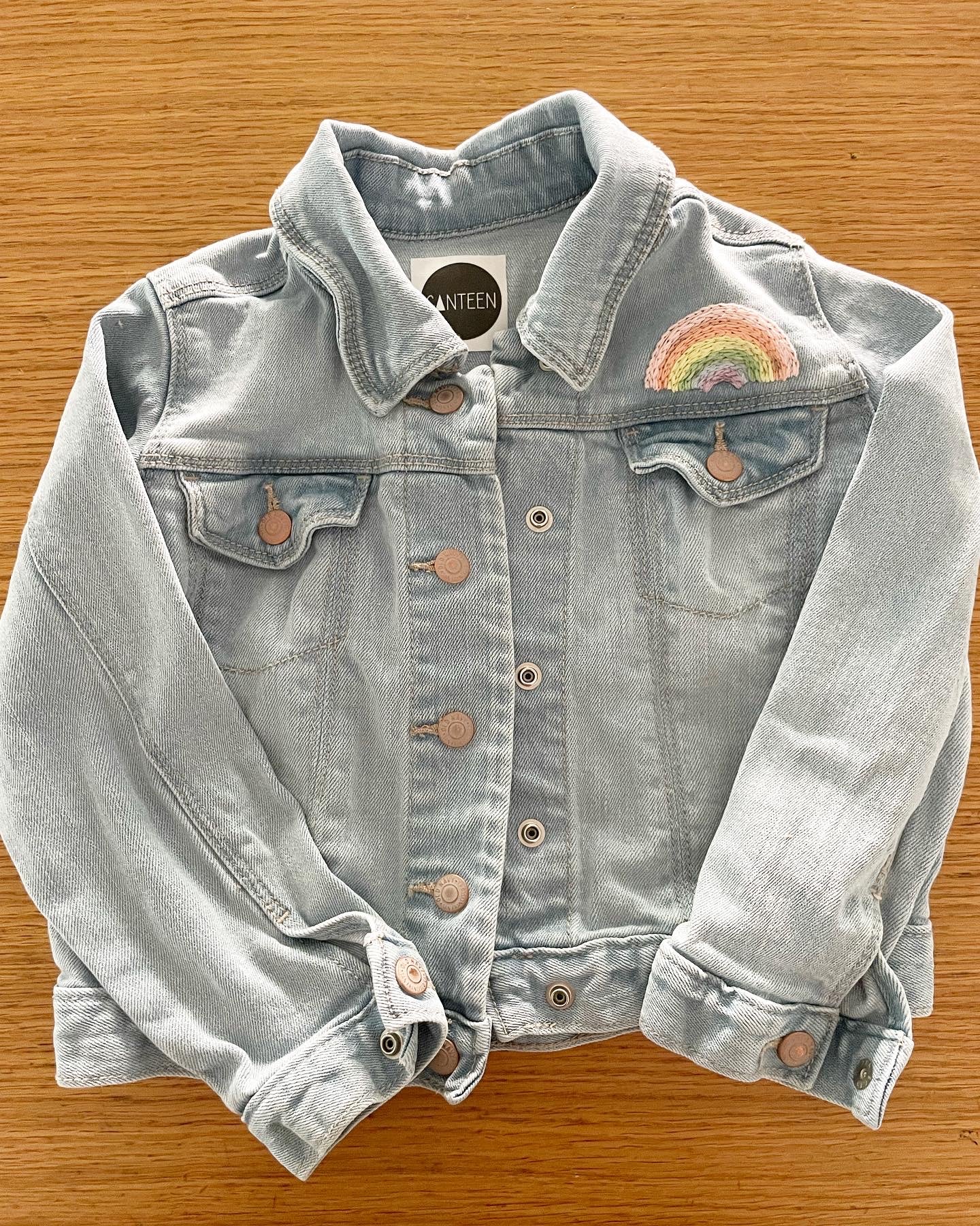 Jean Jacket - youth (hand embroidered)