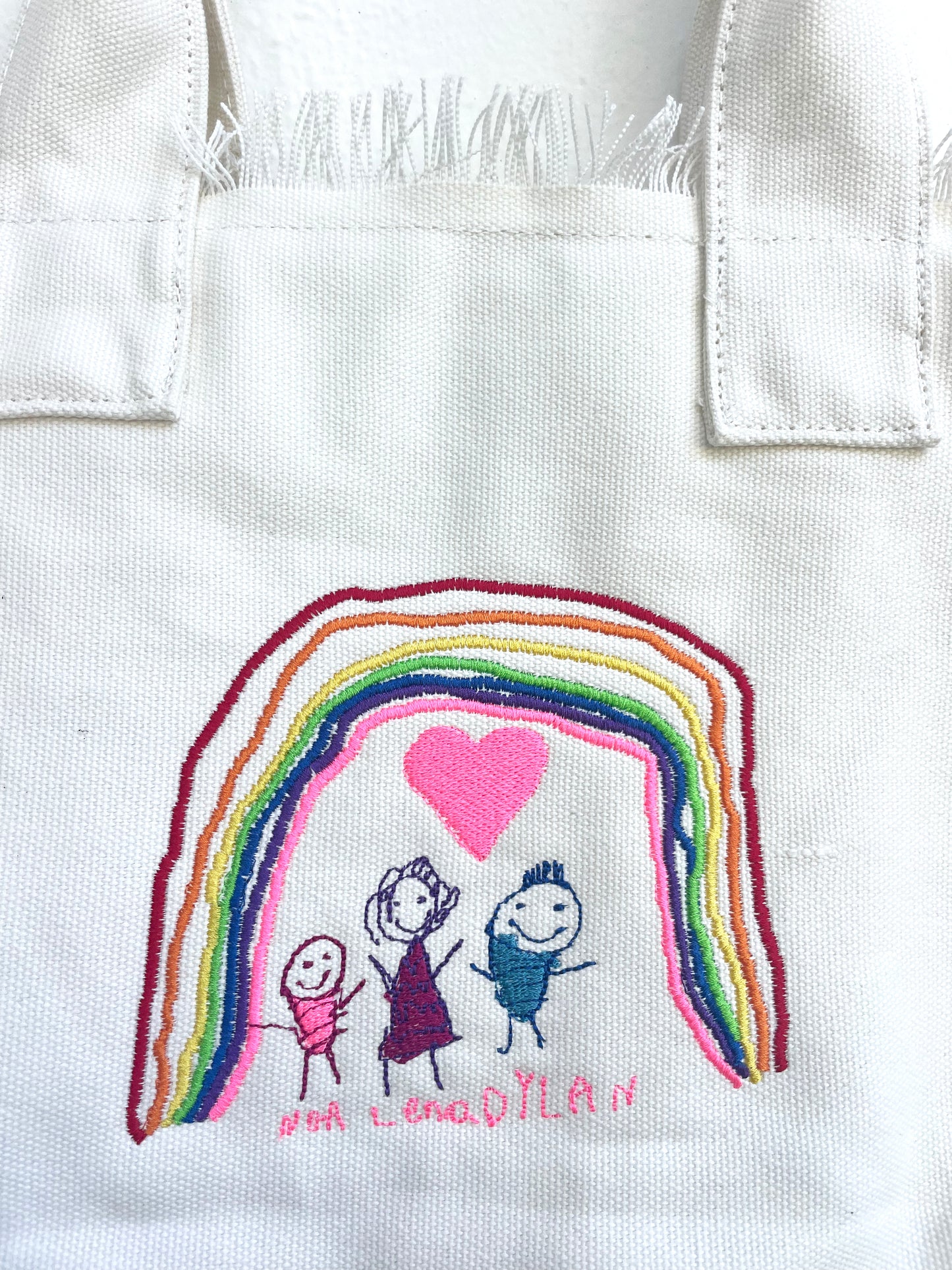 Kids Art Embroidered bag