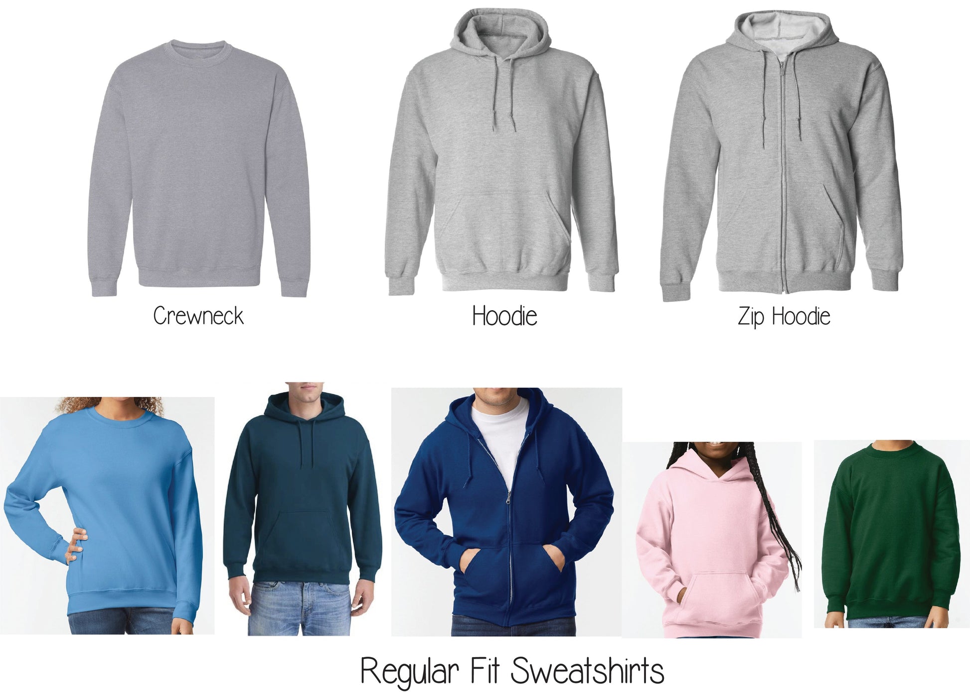 Regular Fit Sweatshirts