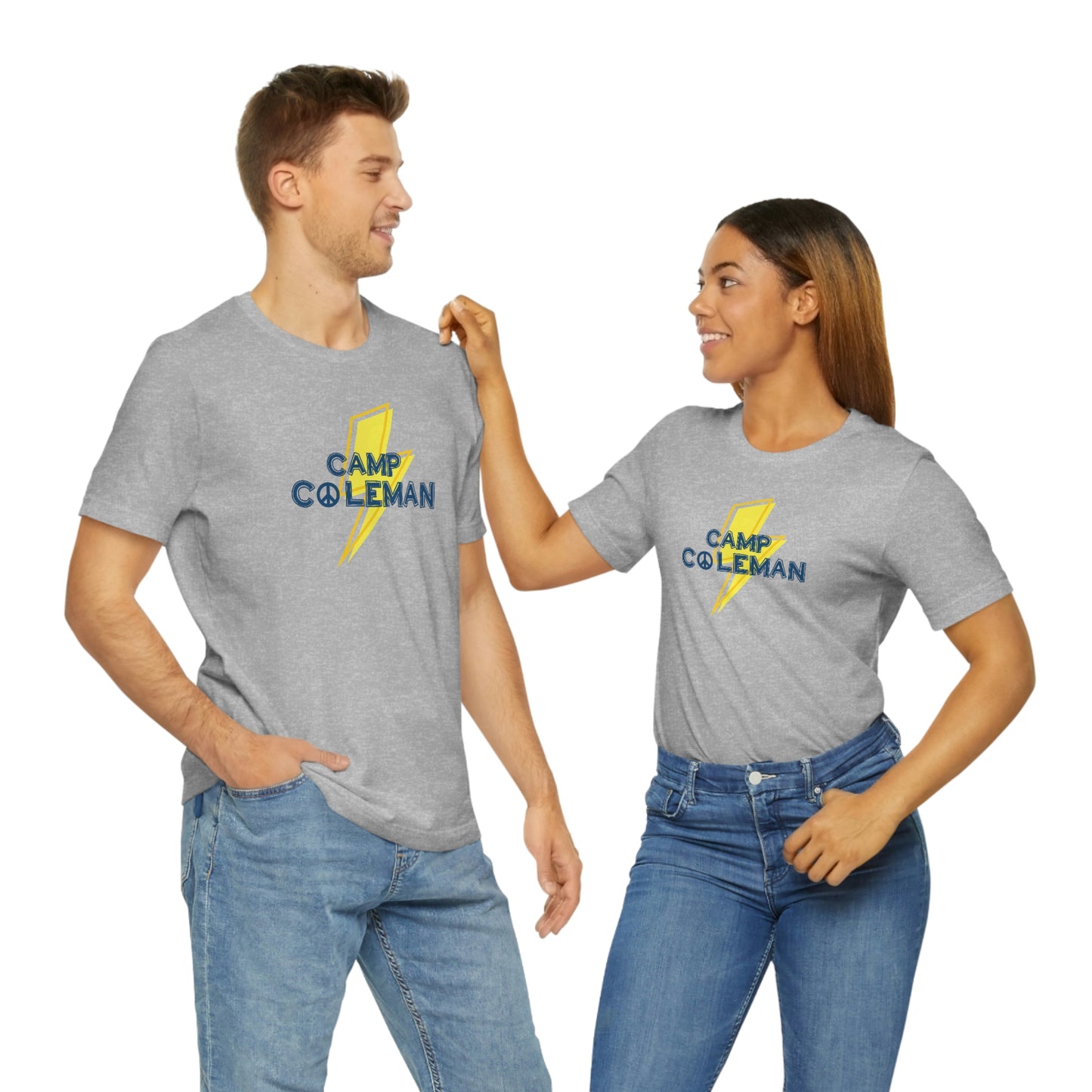 Coleman Bolt logo Adult Unisex Jersey Short Sleeve Tee