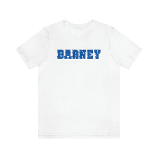 Barney Varsity Adult SS Tee (multiple colors)