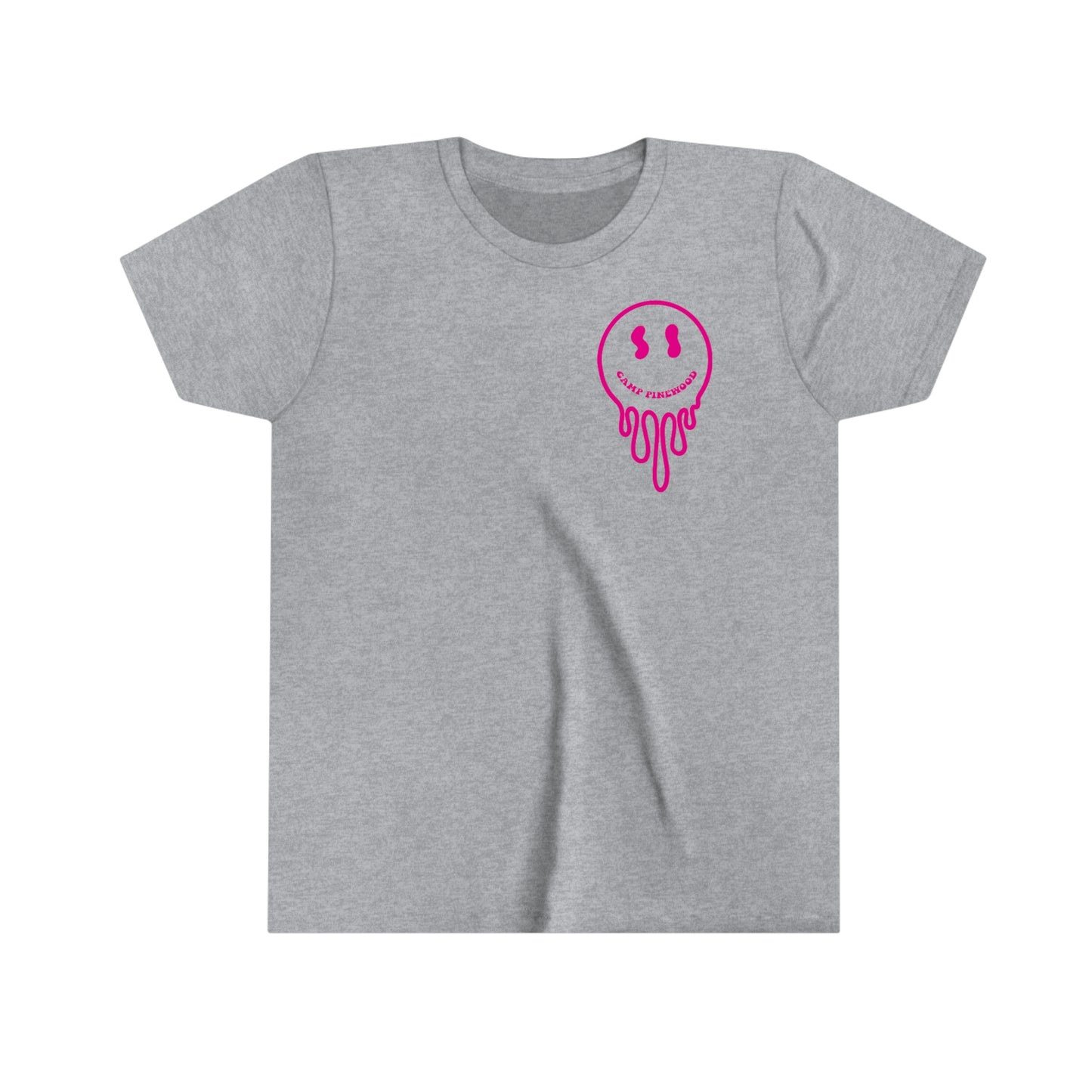 Pinewood Pink Drip Smiley Youth SS Tee (multiple colors)