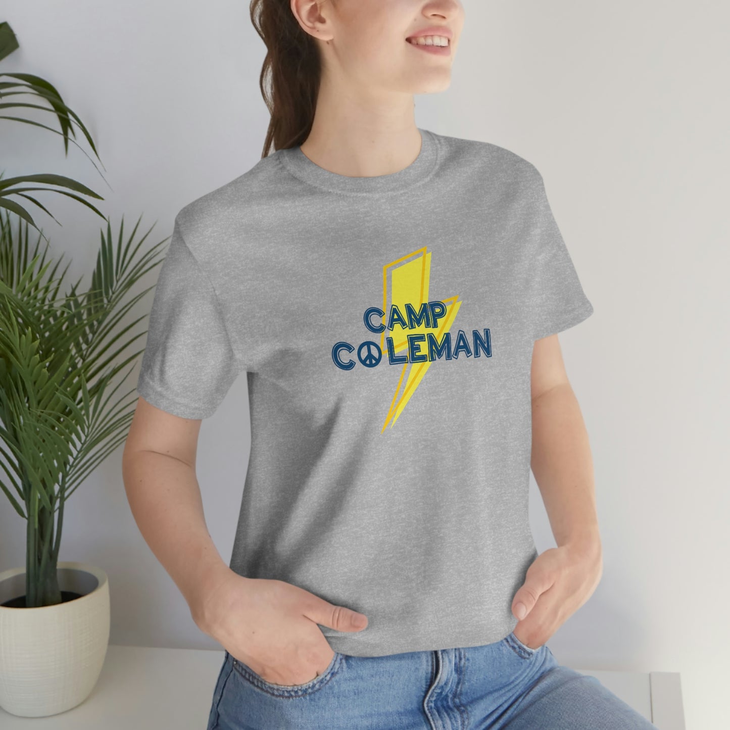 Coleman Bolt logo Adult Unisex Jersey Short Sleeve Tee
