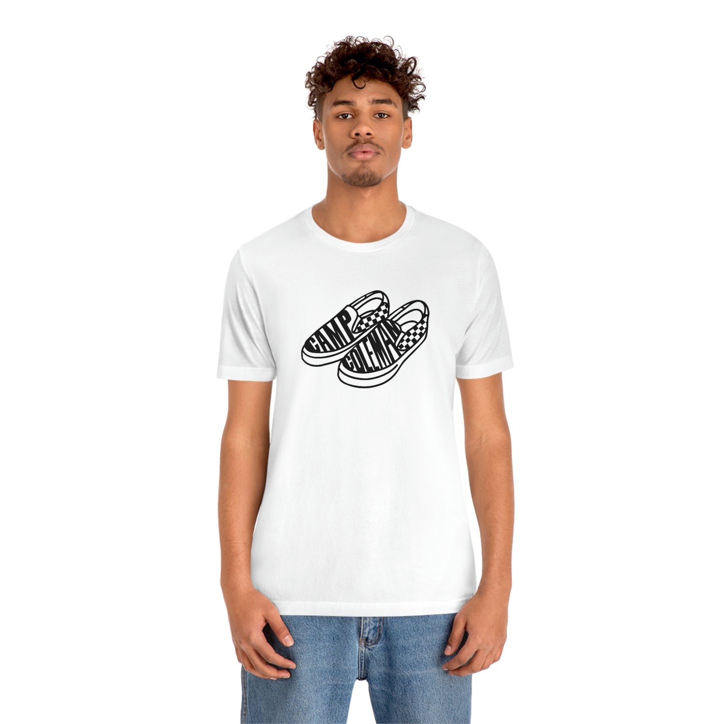 Coleman checkered skate shoes adult  Short Sleeve Tee (multiple colors)