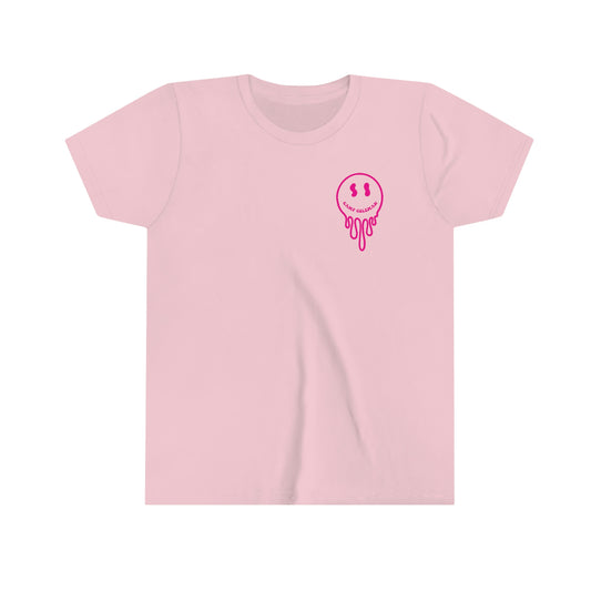 Coleman Pink Drip Smiley Youth SS Tee (multiple colors)