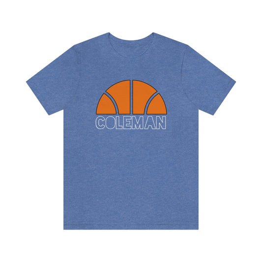Coleman Basketball Logo Adult SS Tee