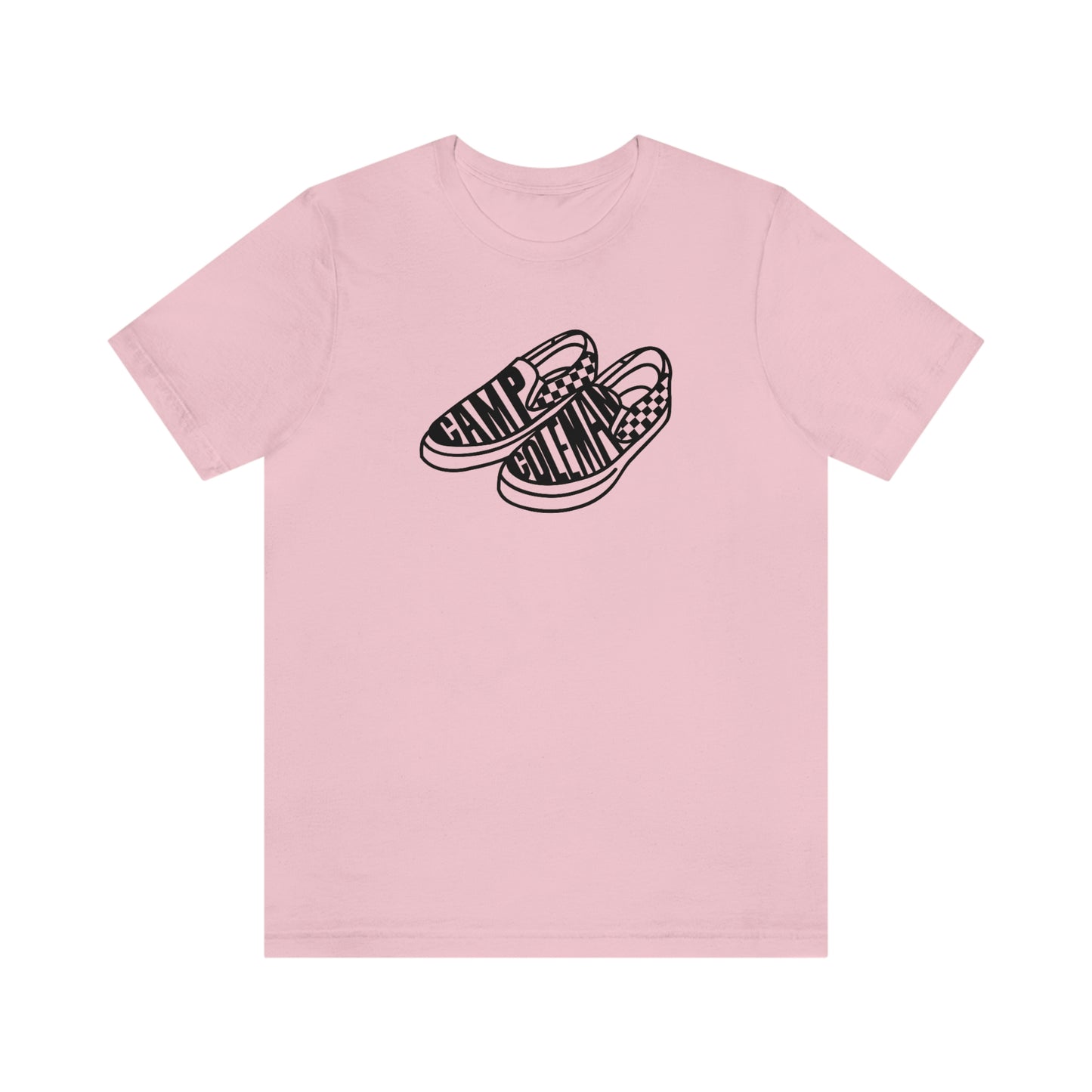 Coleman checkered skate shoes adult  Short Sleeve Tee (multiple colors)