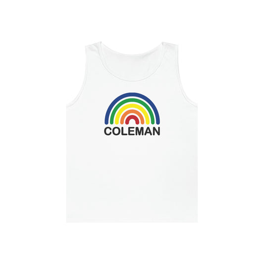 Over the Rainbow Coleman Adult unisex  Tank Top