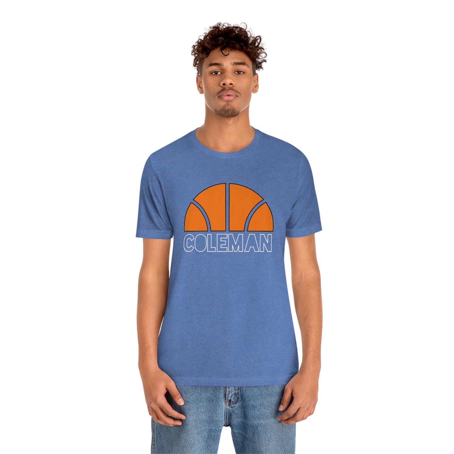 Coleman Basketball Logo Adult SS Tee