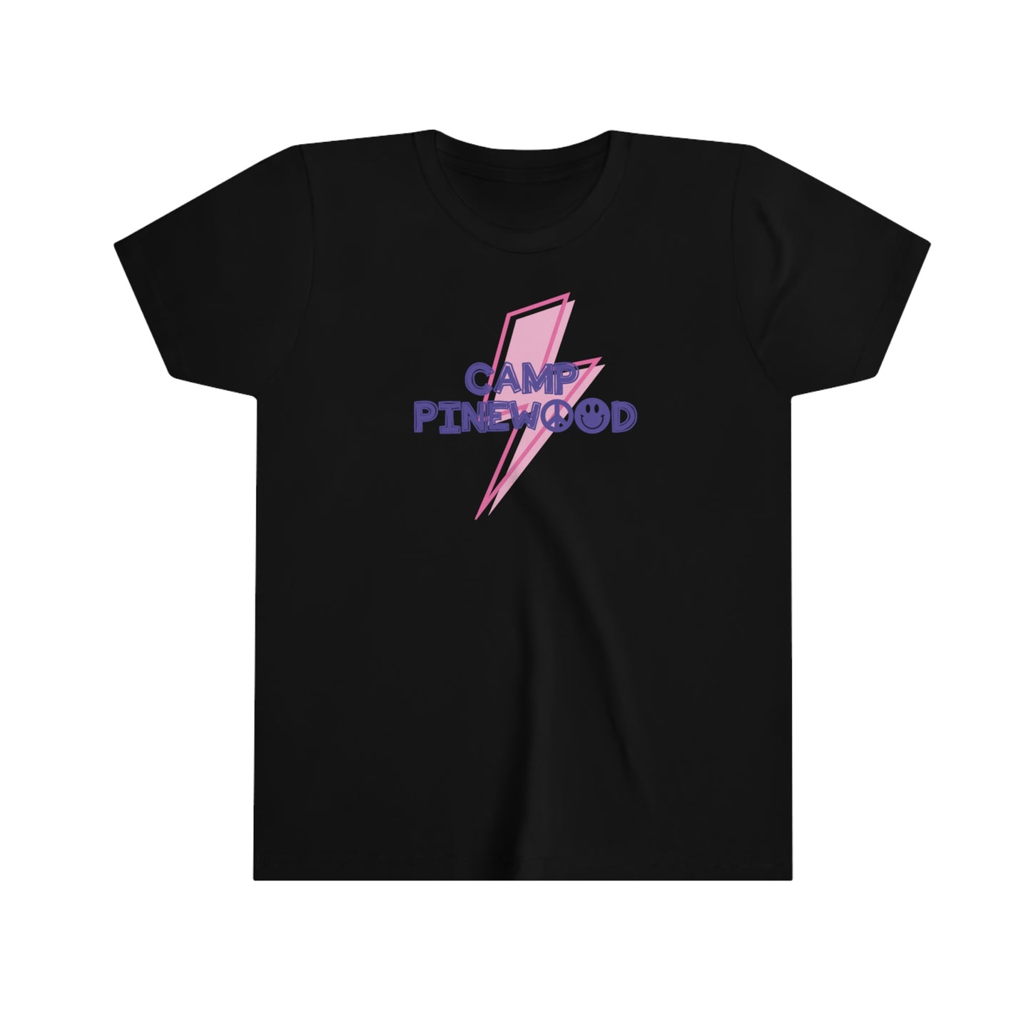 Pinewood Pink Bolt Youth SS Tee (multiple colors)