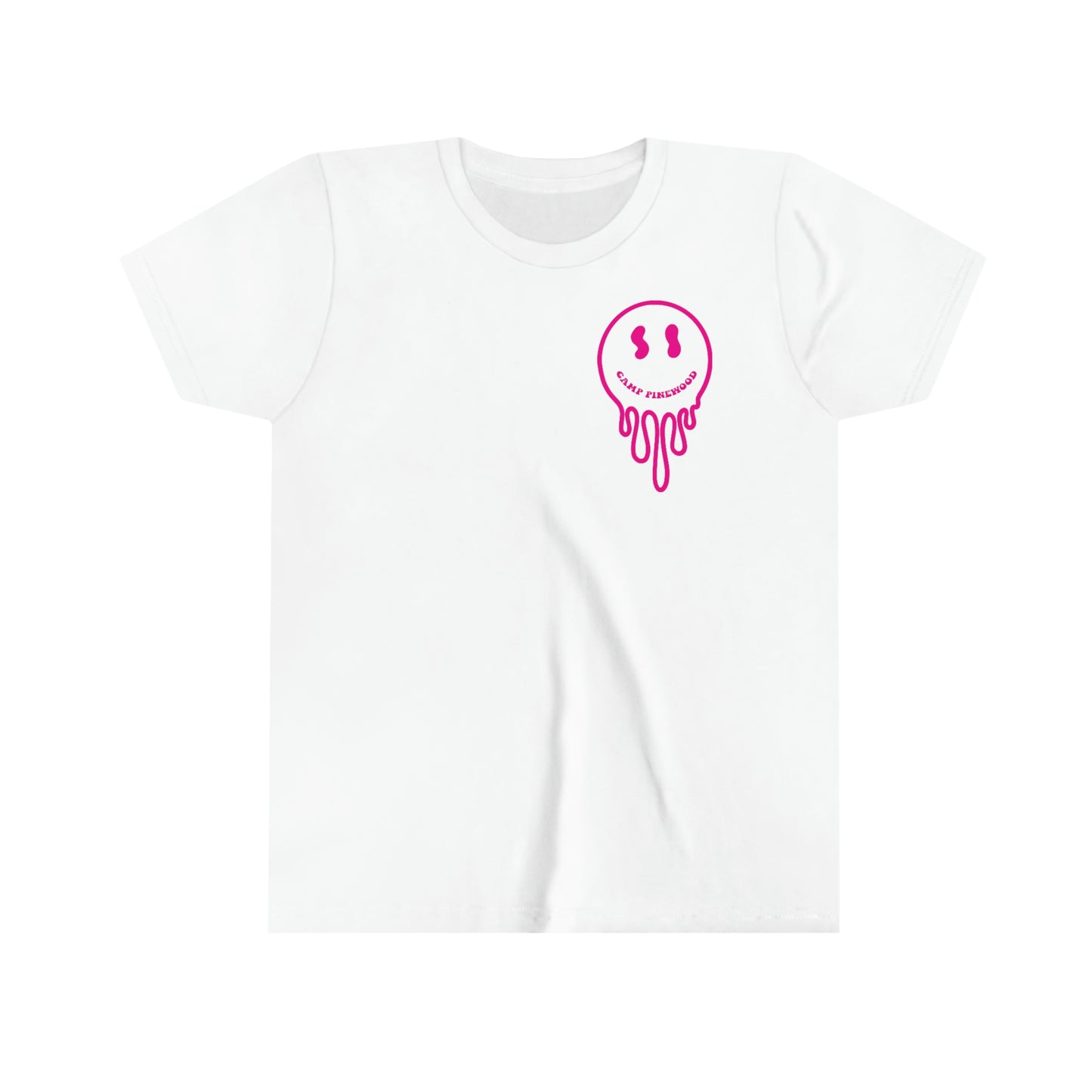 Pinewood Pink Drip Smiley Youth SS Tee (multiple colors)