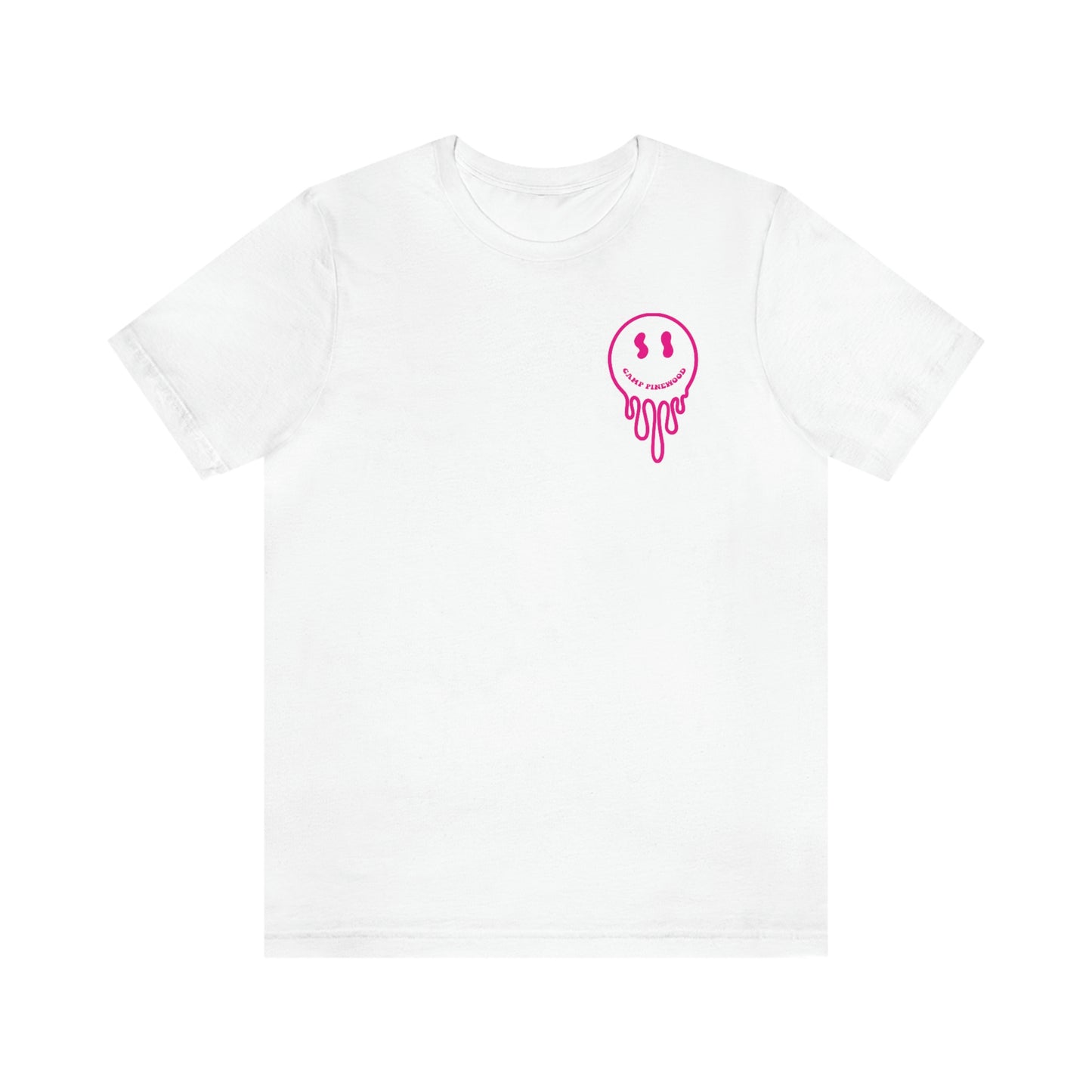 Pinewood Pink Drip smiley Adult SS (multiple colors)