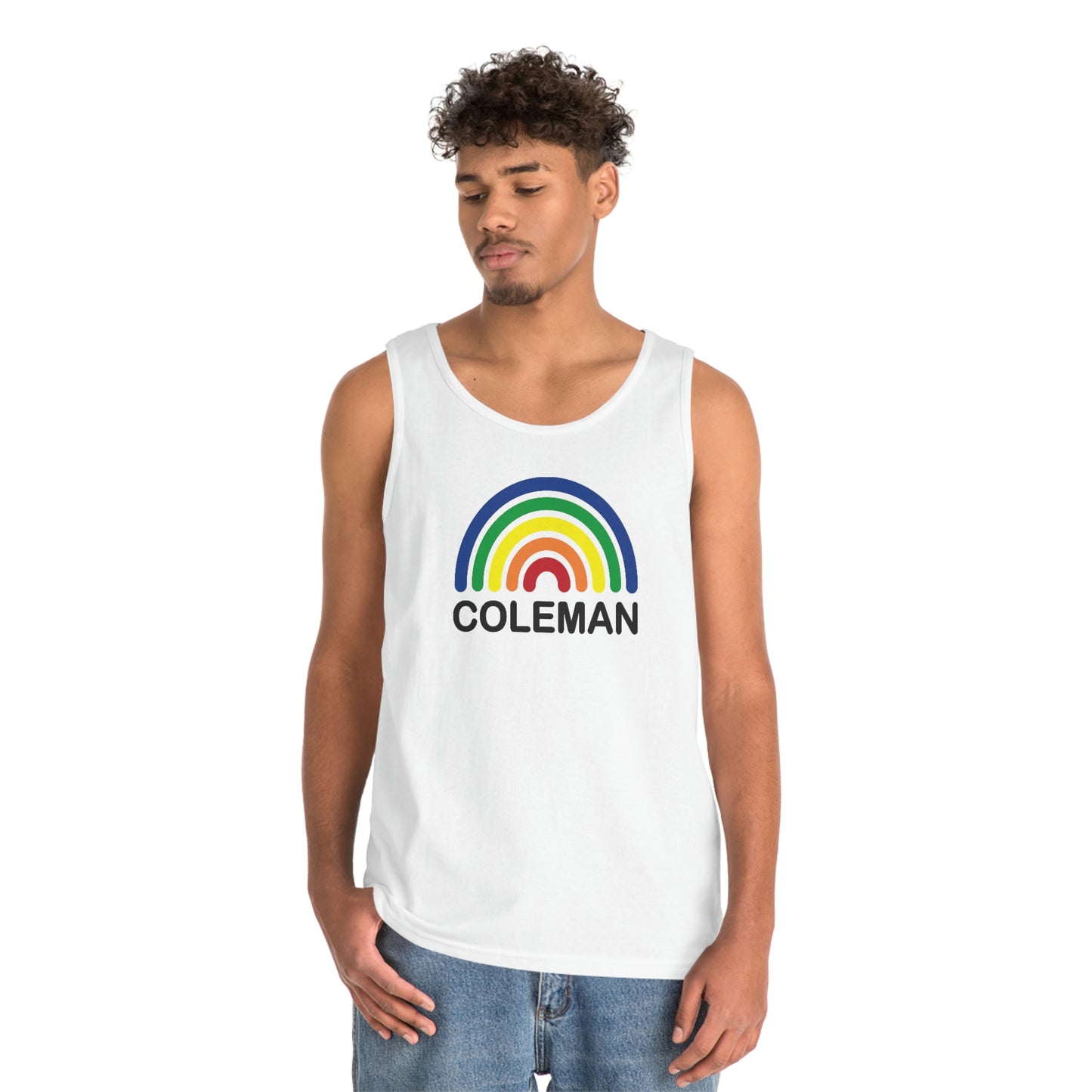 Over the Rainbow Coleman Adult unisex Tank Top