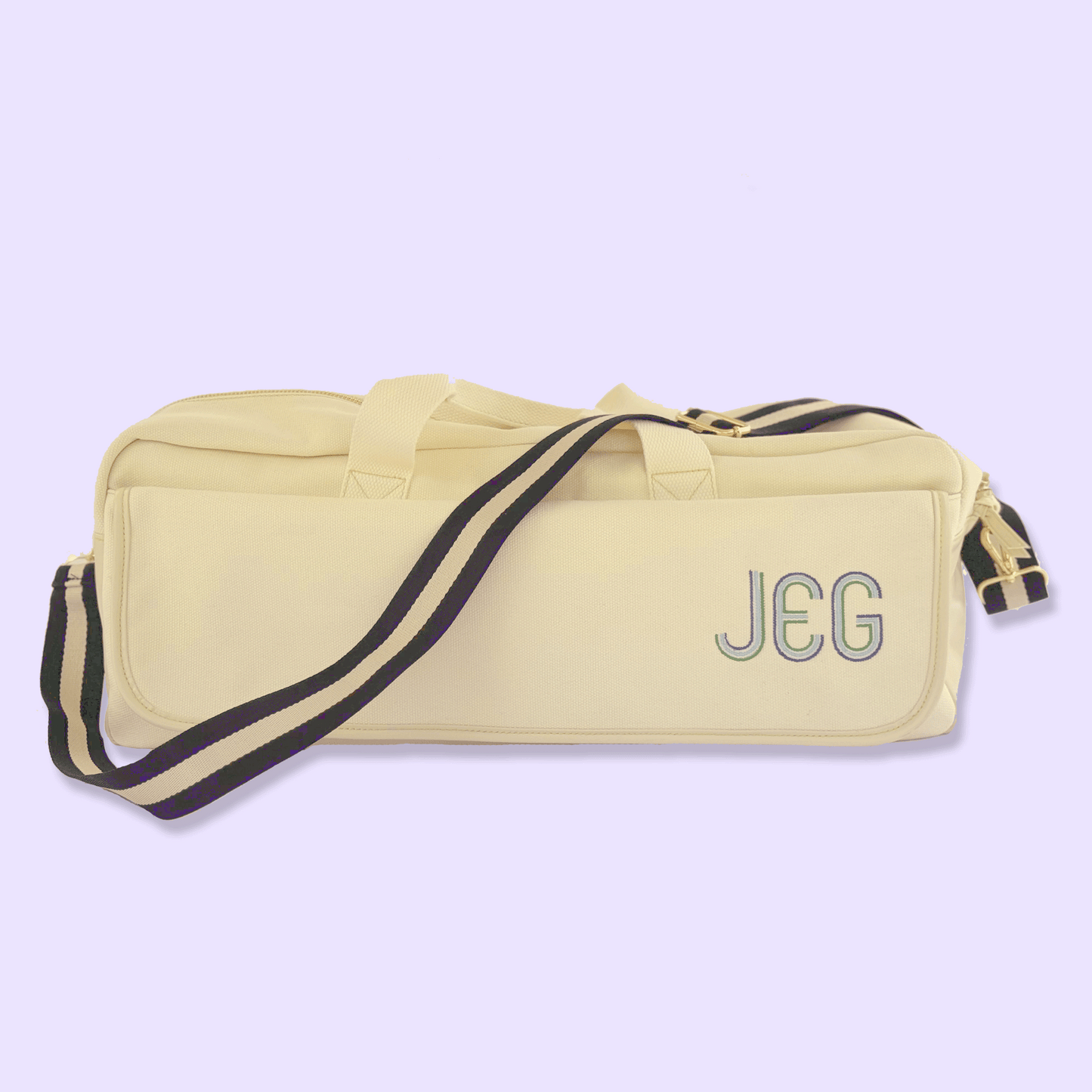 Mahjong Travel Bag with Tile Pouch & Strap | Personalized Embroidery Included