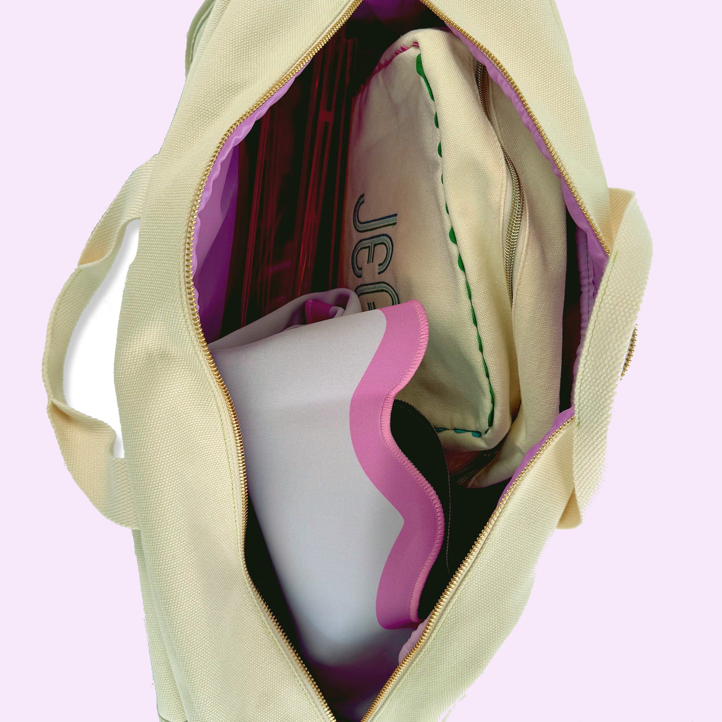 Mahjong Travel Bag with Tile Pouch & Strap | Personalized Embroidery Included