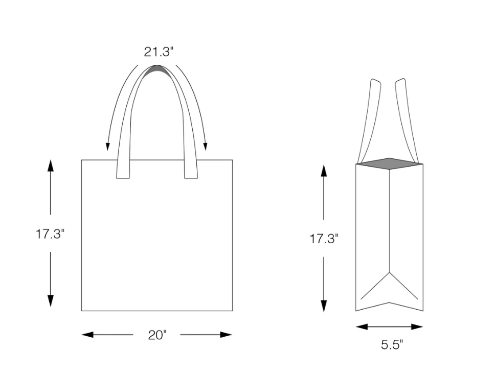Las Bayadas Diagonal Striped Mexican Beach Tote Bag