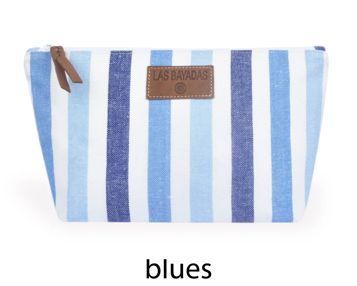 Las Bayadas Mexican striped waterproof zip clutch - XL waterproof