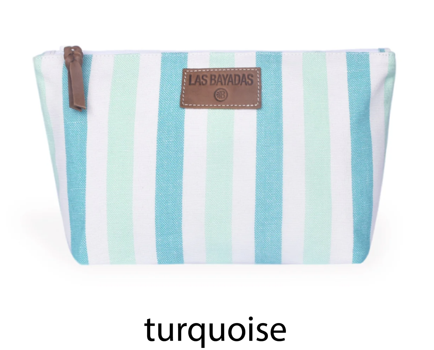 Las Bayadas Mexican striped waterproof zip clutch - XL waterproof