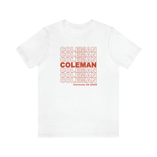 Coleman Coleman Coleman Adult SS Tee (multiple colors)
